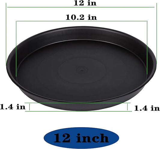 2 Pack of Bird Bath Bowl 12", 1.6" Depth, 10 12 inch Birdbath Bowls Dish Only - Image 2