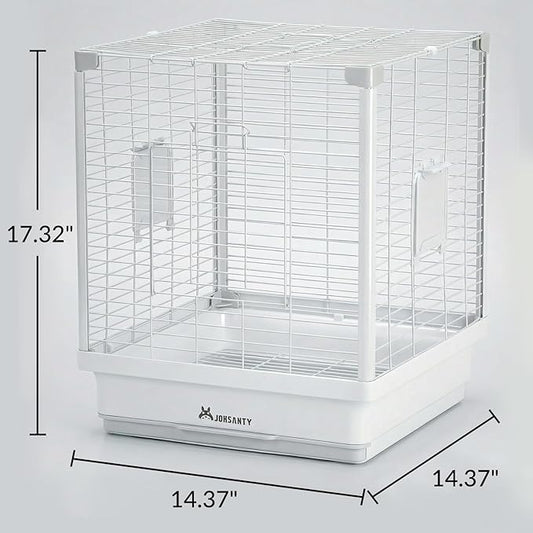 17.3" Portable Travel Bird Cage, Parrot Cage, Ample Room - Image 2