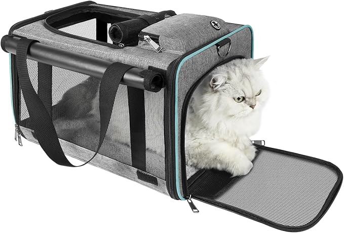 Soft-Sided Pet Carrier for Air Travel 18x11x11 Inch - Image 8
