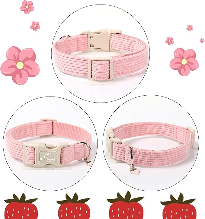 Cute Corduroy Dog Collar - Image 6