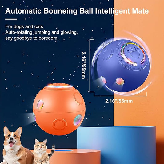 Interactive Dog Ball Toys, Automatic Moving Motorized Rolling Dog Balls - Image 2