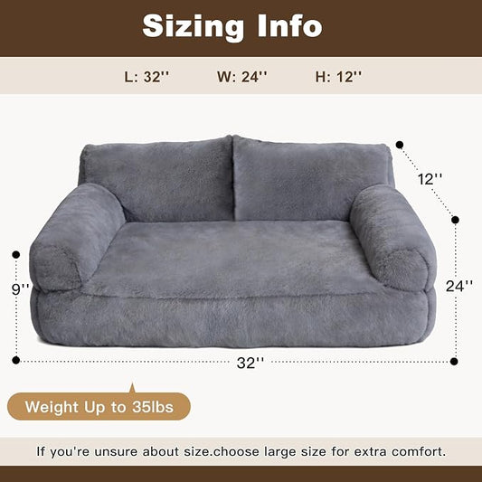 Cat Beds for Indoor Cats, Cat Couch Bed, Cute Cats Sofas for Medium Pets - Image 2