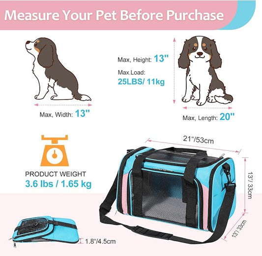 Discala Cat Dog Carrier Pet Carrier - Image 2