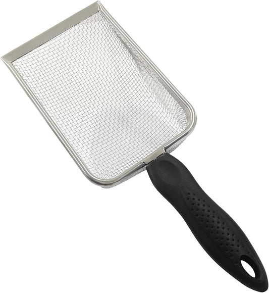 Murtenze Stainless Steel Cat Litter Scoop, Non-Stick Coated Metal Fine Sand - Image 2