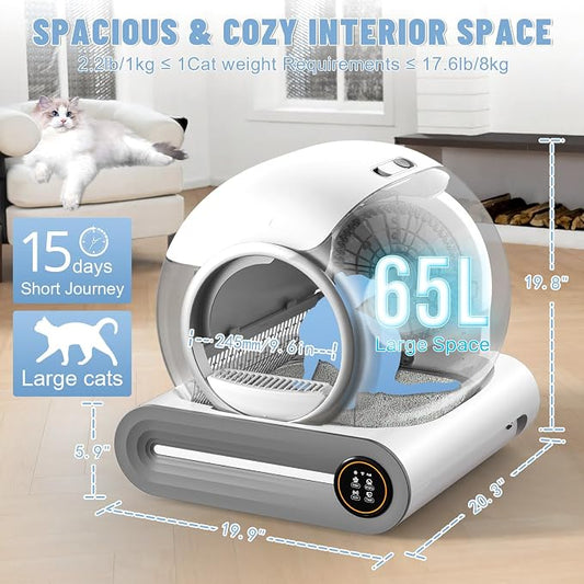 SUW Self Cleaning Litter Box, Automatic Cat Litter Box - Image 2