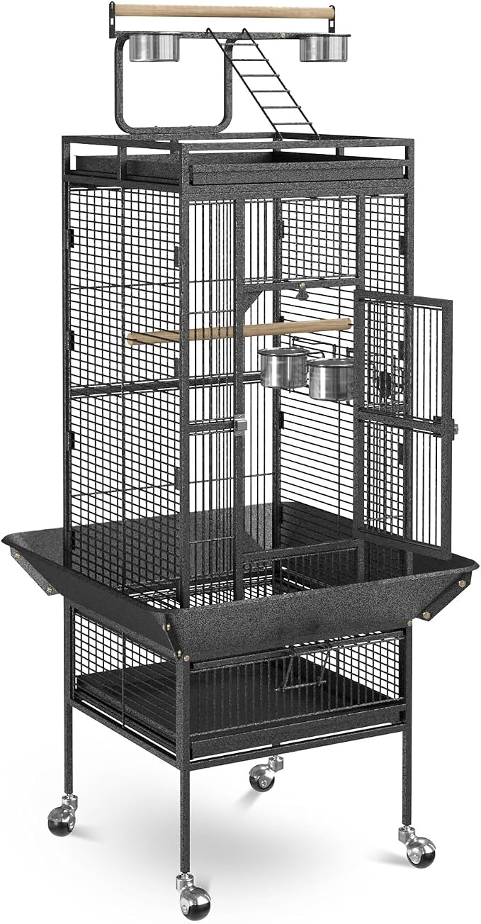 SUPER DEAL PRO 61-inch 2in1 Large Bird Cage - Image 8