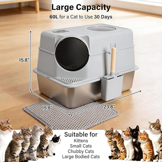 Stainless Steel Litter Box - Image 2