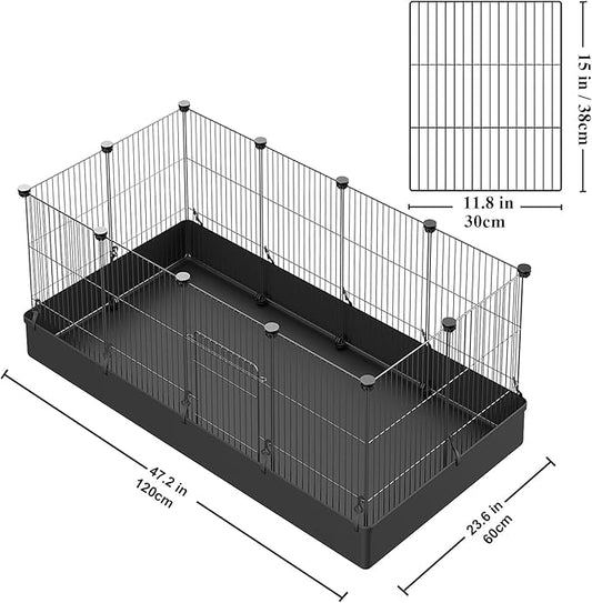 LANGXUN 12pcs DIY Small Animal Pet Playpen - Image 2