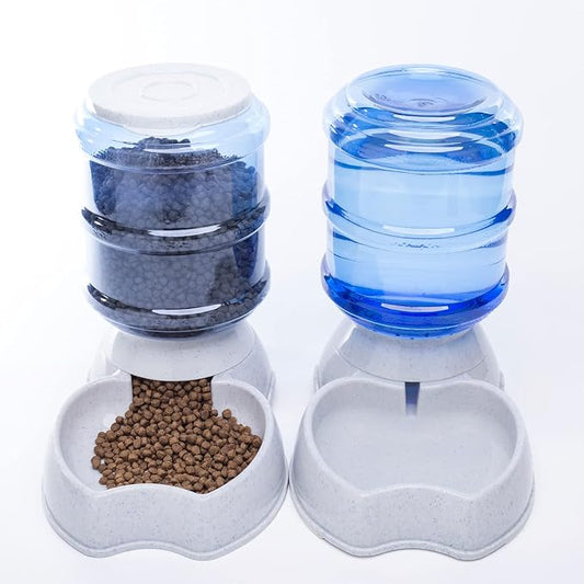 Pet Feeder and Water Food Dispenser Automatic Water Bowl - Image 2