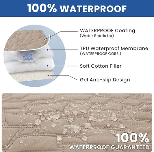 Waterproof Couch Covers for Pets, Waterproof Dog Bed Cover, Anti-Slip Soft Dog - Image 2