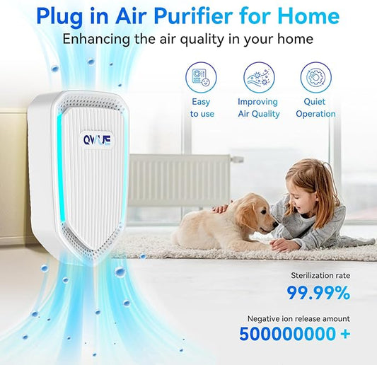 6Pack Air Ionizer Plug In, Filterless Home Negative Air Purifier, Quiet Air - Image 2