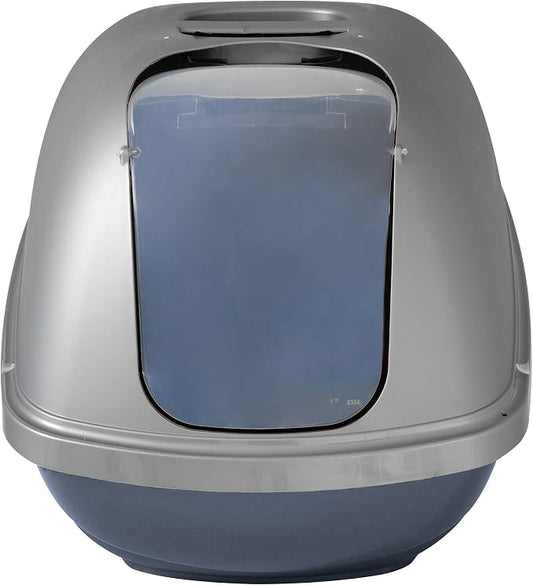 Petmate Basic Hooded Cat Litter Pan, Made in USA, 18.8"L x 15.2"W x 14"H - Image 2