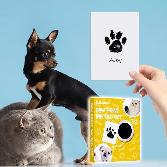 Nabance Inkless Paw Print Kit for Dogs, Cats - Image 7