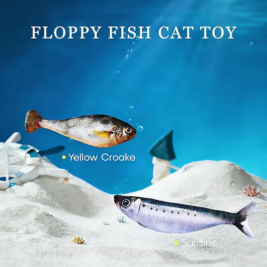 Realistic Floppy Fish Cat Toy - Image 2