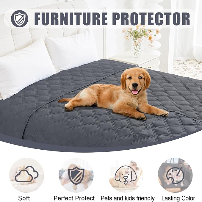 Smiry Waterproof Dog Bed Cover Blanket 40x70, Soft Reversible Pet Blanket - Image 8
