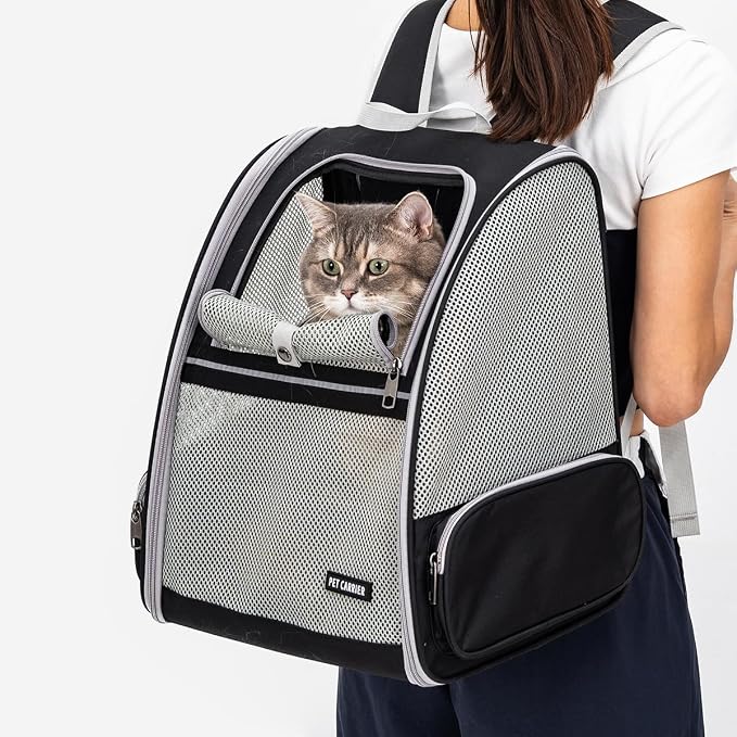 Cat Backpack,Expandable Cat Carrier Backpack, Dog Backpack Carrier and Pet - Image 9
