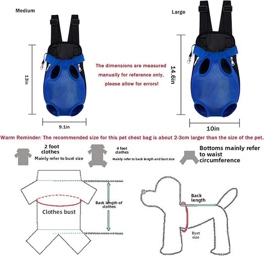 Pet Carrier Backpack, Adjustable Pet Front Carriers - Image 2
