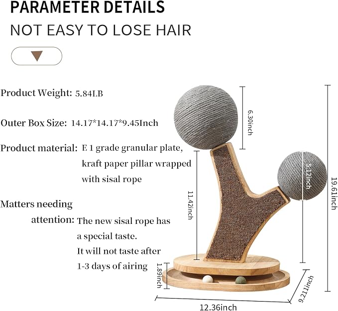 Tree-Shaped Cat Scratching Post - Image 7