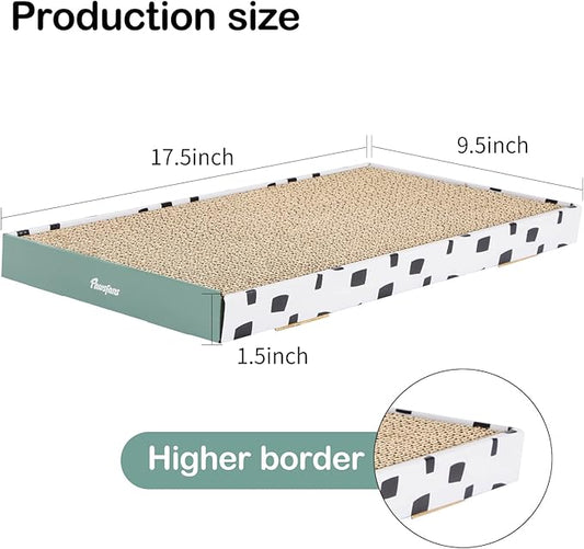 PAWSFANS Cat Scratcher Cardboard Scratch Pad - Image 2