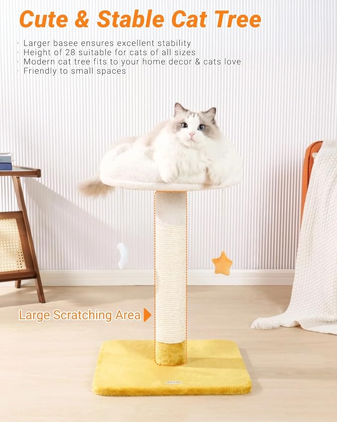 Happi N Pets 28" Tall Cat Scratching Post - Image 7