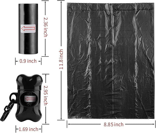 10 Pack Bone Shaped Poop Bag Dispenser Pet Waste Disposal Bag Dispenser - Image 2