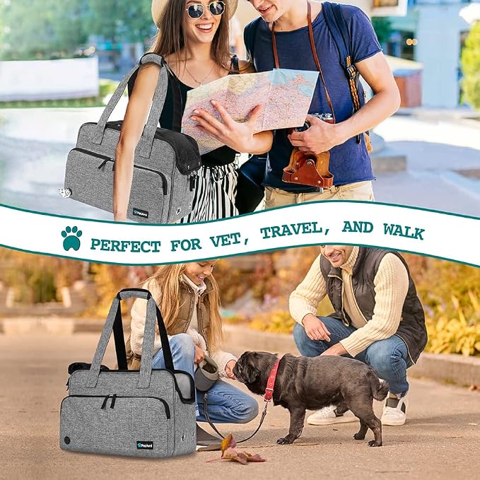 PetAmi Small Dog Purse Carrier, Soft-Sided Pet Carrier Bag - Image 7
