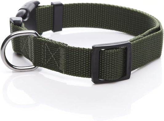 Adjustable Nylon Dog Collar, pet Collar 1 Inch 3/4 Inch 5/8 Inch Wide, - Image 2