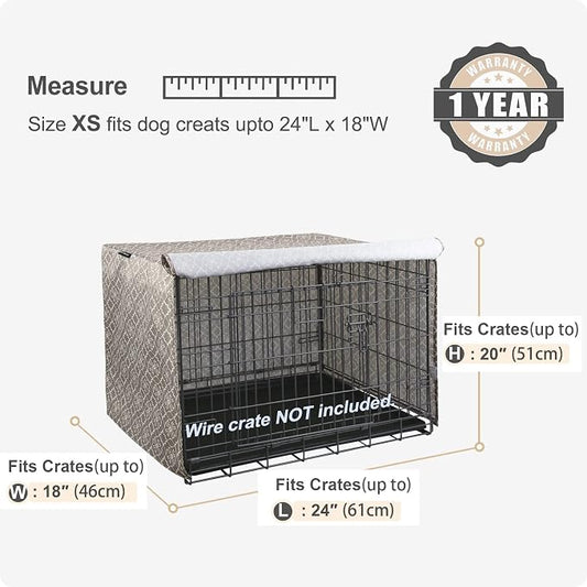 Explore Land Pattern Dog Crate Cover - Image 2