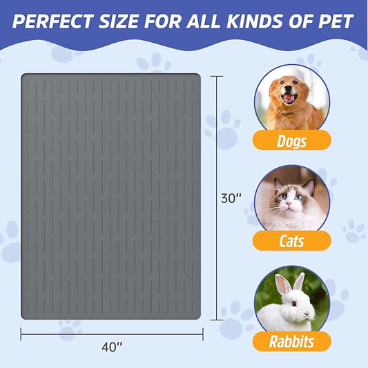 Large Dog Mats for Food and Water - Image 2