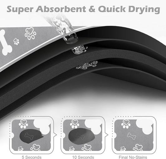 Pet Feeding Mat, Rapid Absorbent Mats - Image 2