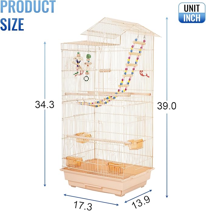 FDW 39 Inch Bird Cage Parakeet Cage - Image 8