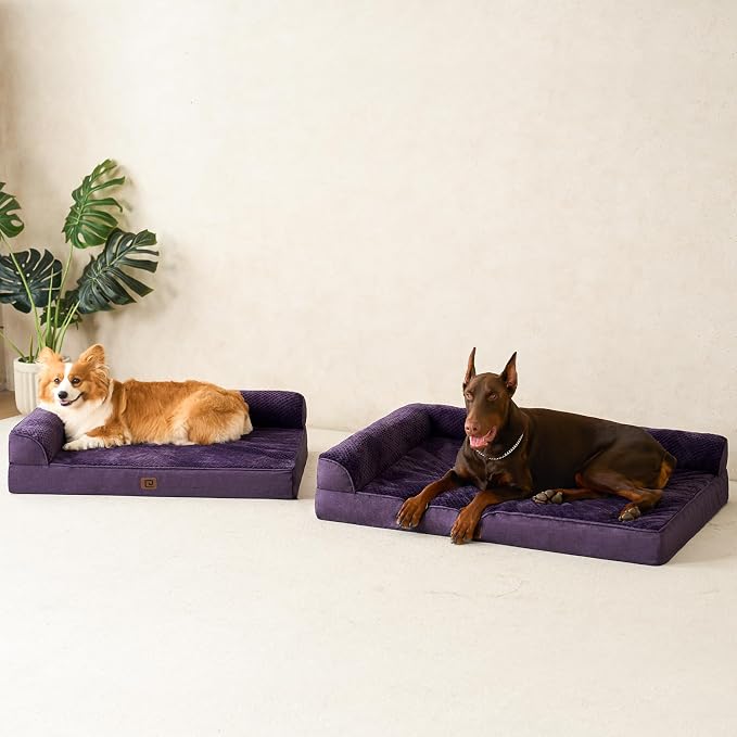 EHEYCIGA Memory Foam Dog Bed Large Size Dogs, Orthopedic Dog Bed Large - Image 9