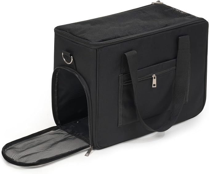 Cat & Dog Carrier for Pets Up to 15 Lbs, Airline Approved Soft-Sided - Image 9