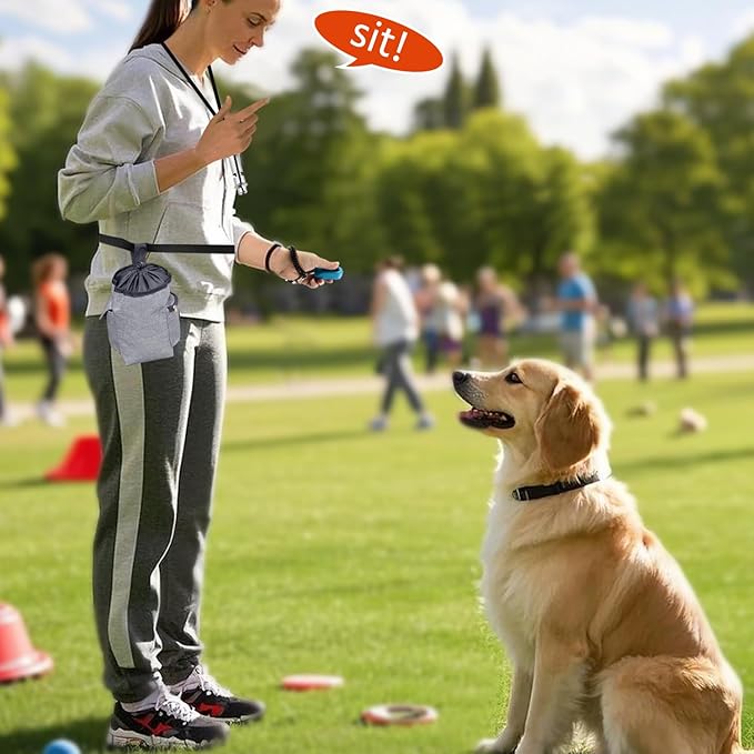 4Pack-Treat Pouch, Clicker for Training, Retractable Target Stick, Whistle for - Image 9
