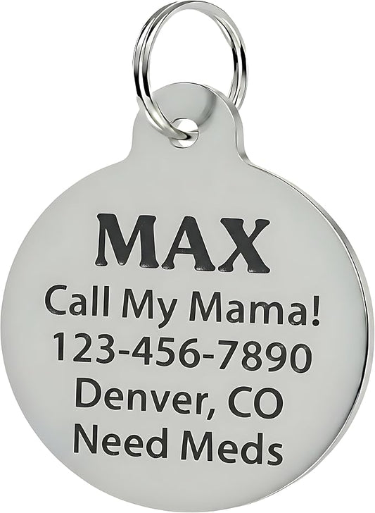 Bad Tags Personalized Dog and Cat ID Tags in 25+ Designs and 2 Sizes - Image 2