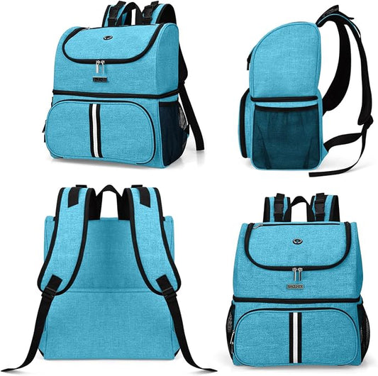 BAGLHER Pet Travel Bag, Double-Layer Pet Supplies Backpack, Pet Travel Backpack - Image 2