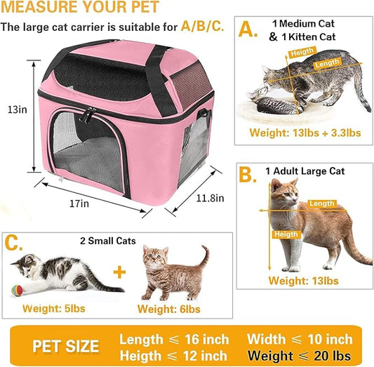 Cat Carrier Backpack Pet Carrier - Image 2