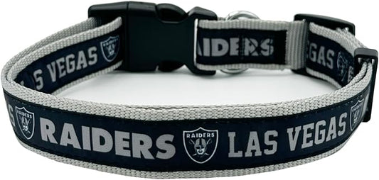 Pets First NFL Raiders Licensed PET COLLAR, Medium - Image 2