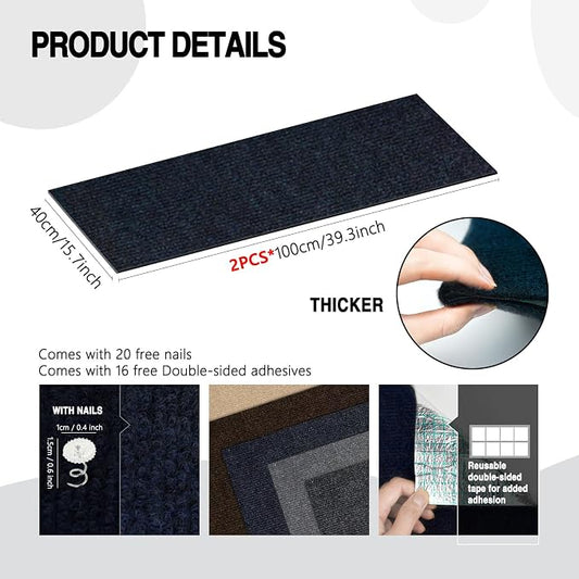 2Pack Total 78.7"x15.8" Cat Scratch Mat - Image 2