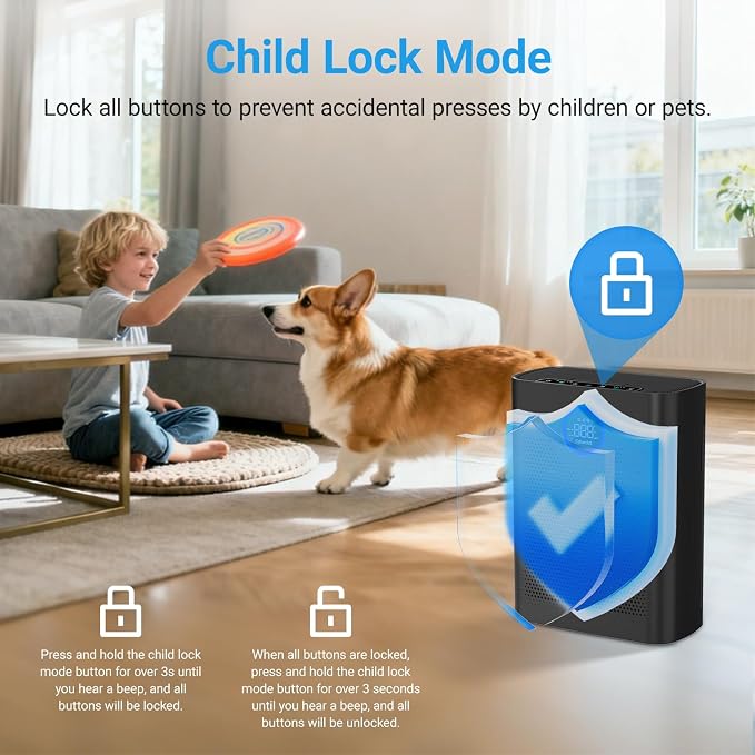Air Purifiers for Home Large Room Up to 2216 Ft², Cobectal Pet Air Cleaner - Image 9