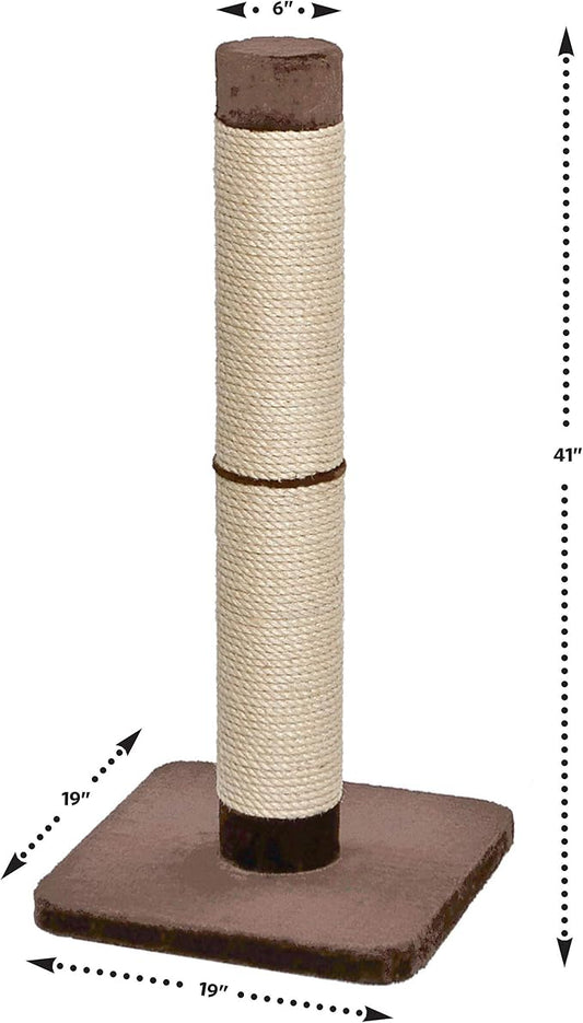 MidWest Homes for Pets Feline Nuvo Grand Forte Scratching Post, 41 Inches Tall - Image 2