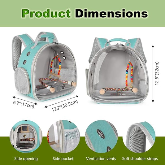 Portable Parrot Travel Cage Carrier - Image 2