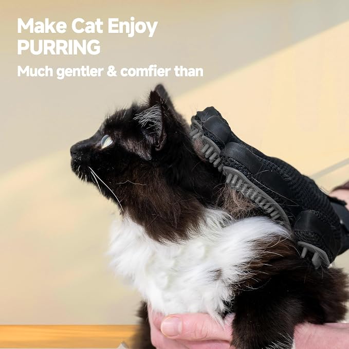 Pet Hair Removal Glove for Dogs & Cats, Bathing and Washing, Safe for - Image 6