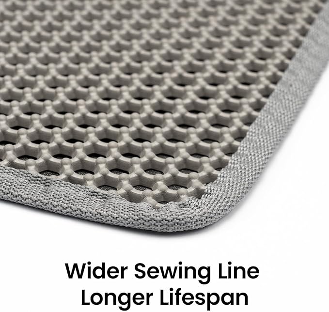 Cat Litter Mat, Upgrade Super Waterproof Back Layer Litter Box Mat, Non Slip - Image 8