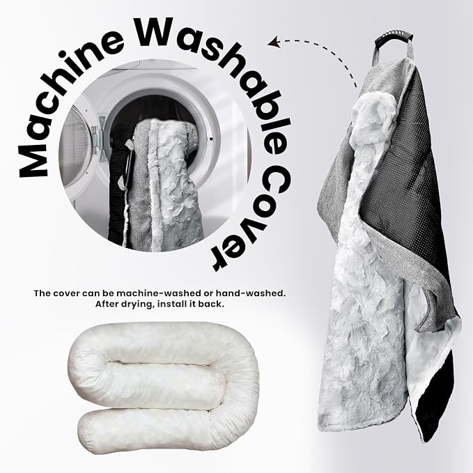 Calming Dog Couch Bed for Large Dogs, 41 x 37 inch Waterproof Removable Pet Mat - Image 6