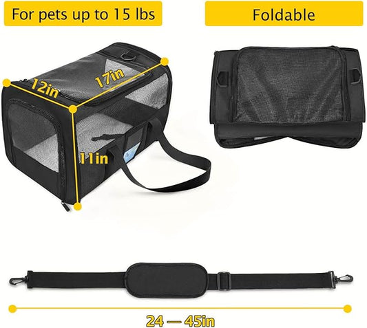 Refrze Pet Carrier Airline Approved, Cat Carriers - Image 2