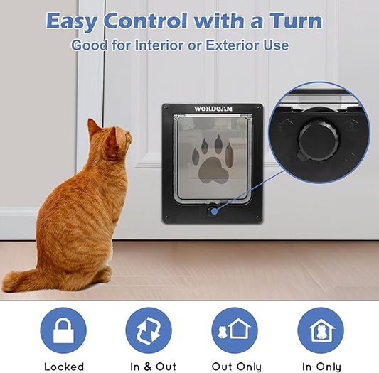 Wordcam Large Cat Door, Robust Cat Door - Image 2