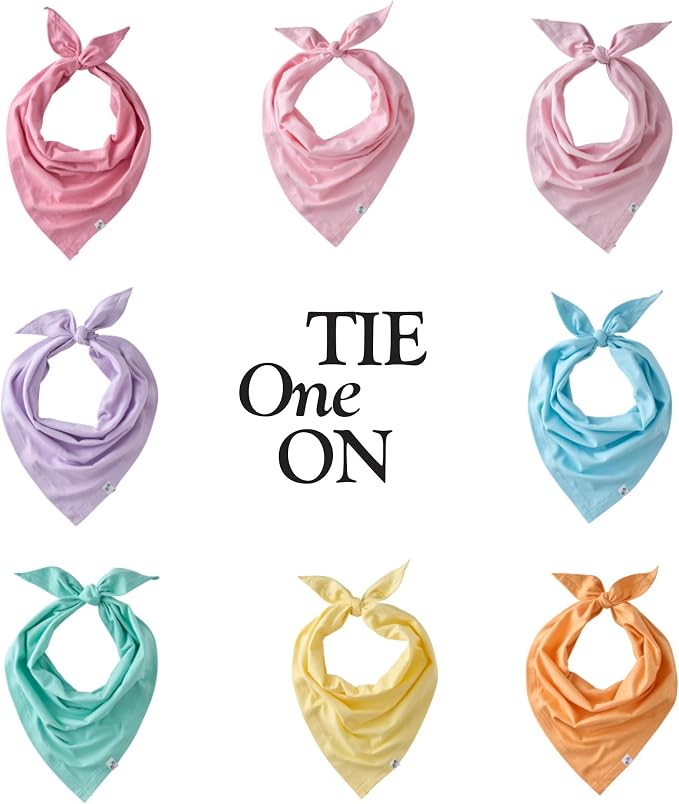 Bandit - The PET Bandana, 8 Pack 100% Organic Cotton Pet Bandanas Clothes - Image 3