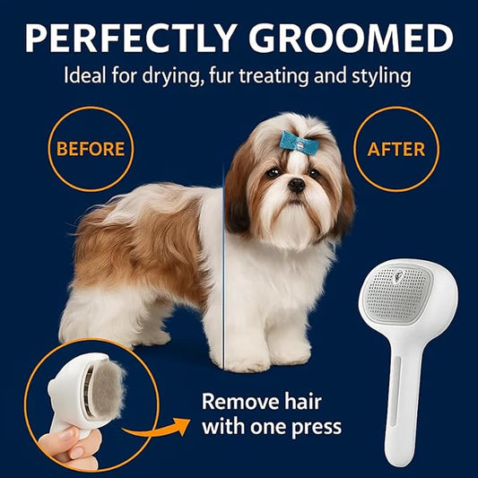 Renu Dog Brush, Renu FreshFur Dog Shower Brush + Bathing Solution, 3 in 1 Self - Image 2