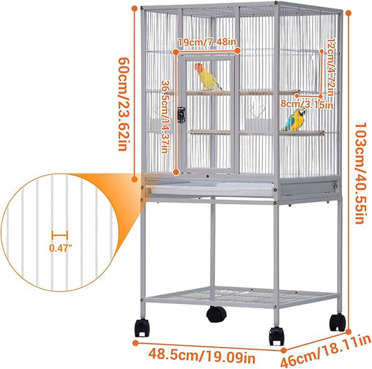 52'' Wrought Iron Birdcage - Image 2